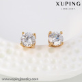 91753-Xuping bijoux 18K plaqué or mode simple boucle d&#39;oreille